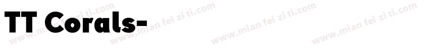 TT Corals字体转换